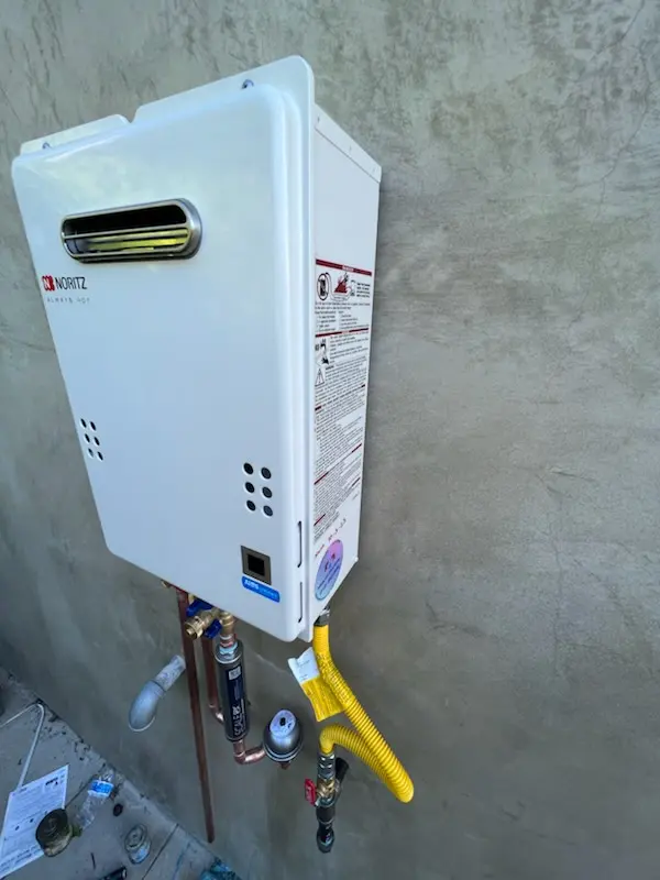 Tankless water heater installation for Sky Valley homes