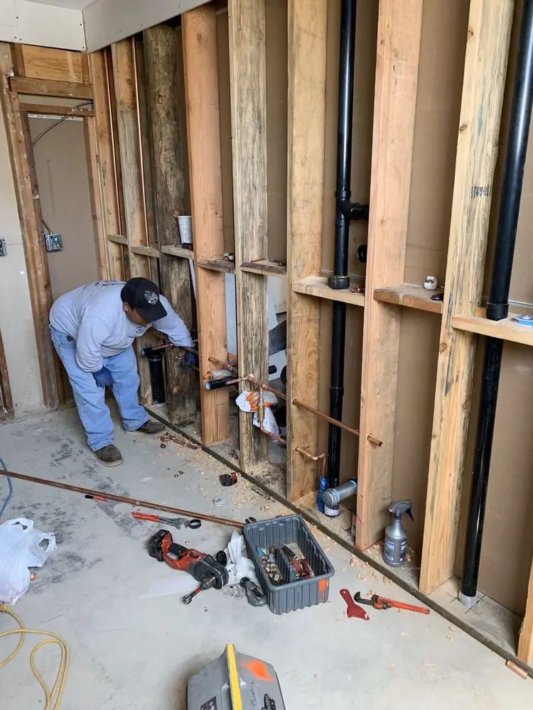Commercial rough-in plumbing for Water Heater Replacement in Sky Valley
